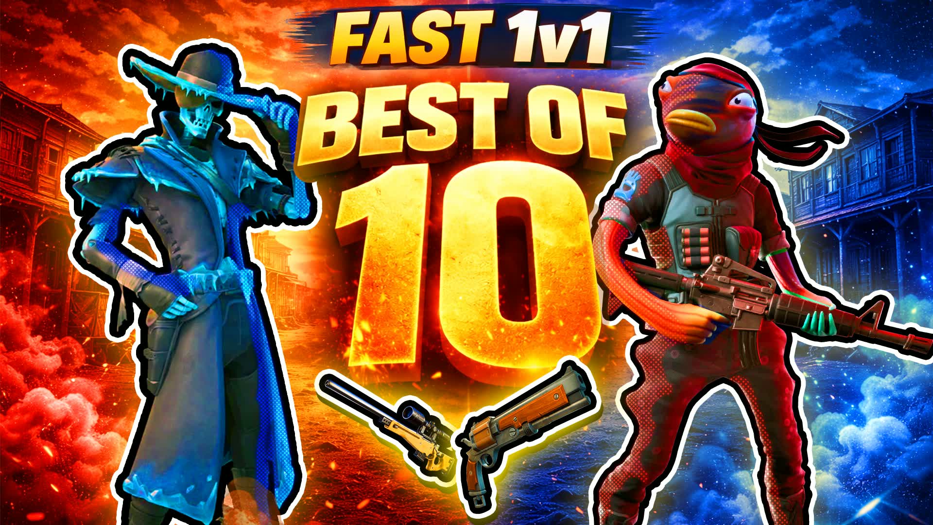 Last cowboy - 1v1 BEST OF 10