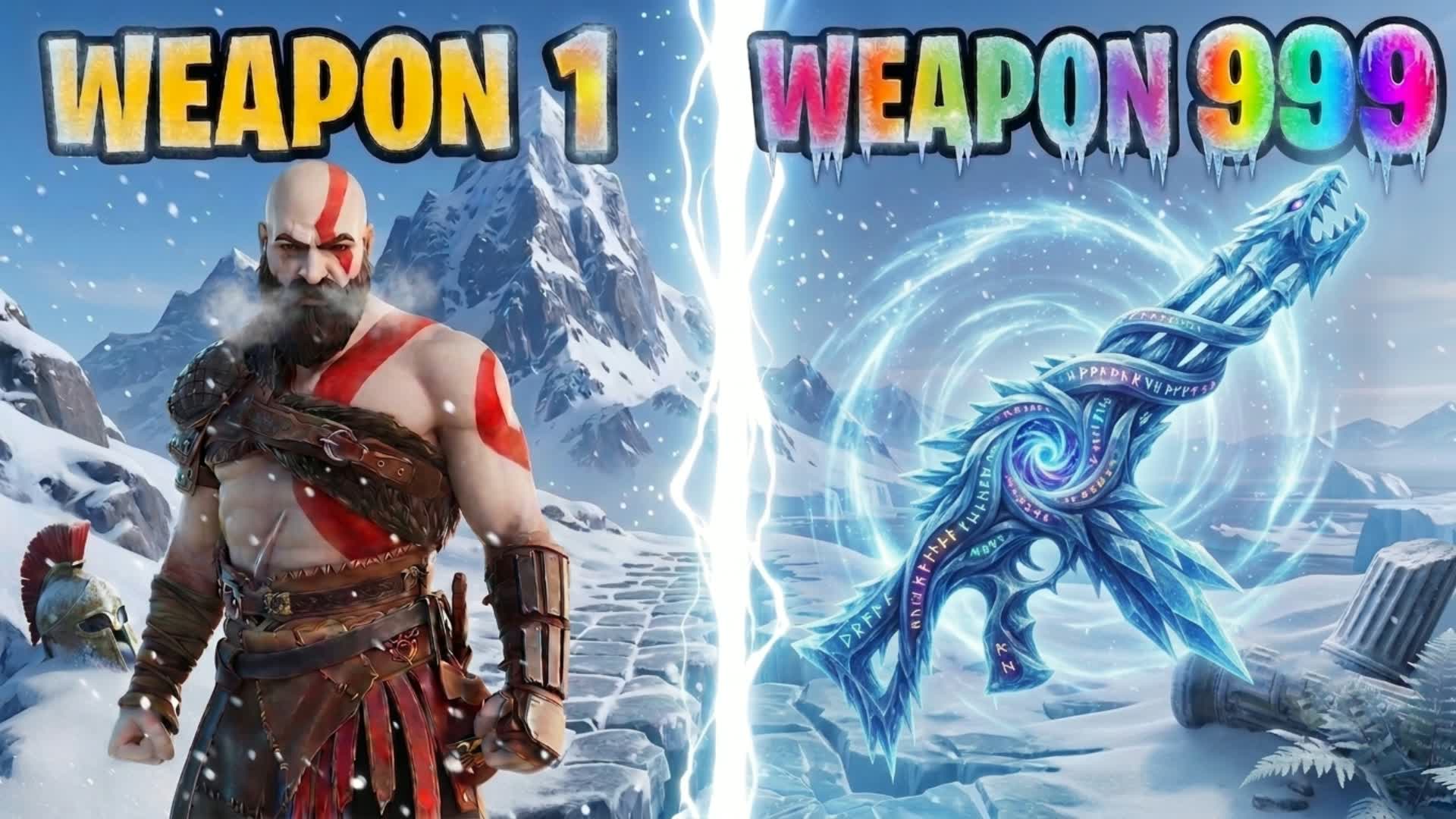 ♾️ SNOW GUN GAME 🔫 ONE SHOT