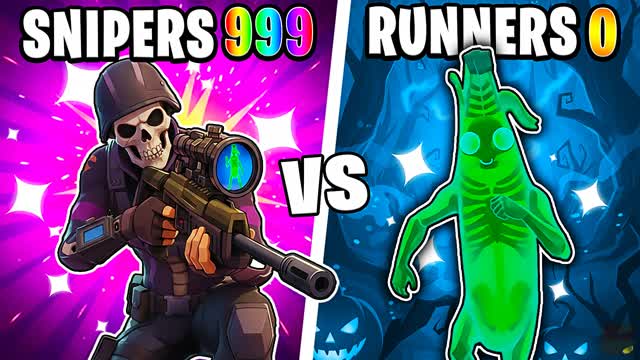 Snipers VS Runners- Halloween Takeover