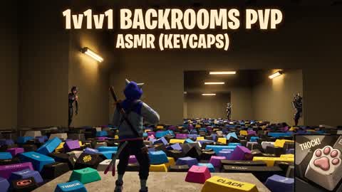 1v1v1 BACKROOMS PVP ASMR (KEYCAPS)⌨️