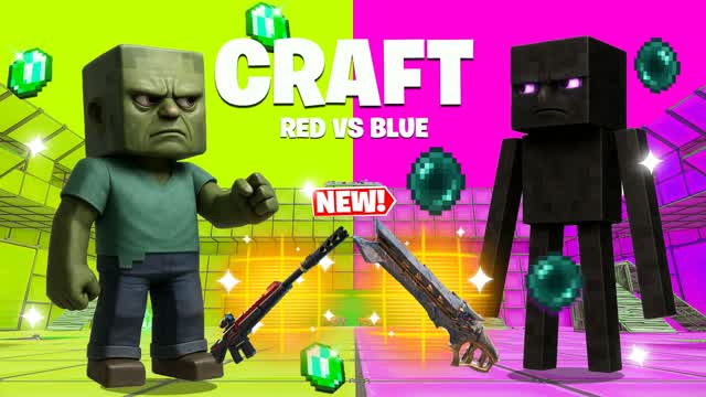 CRAFT RED VS BLUE🔴🔵