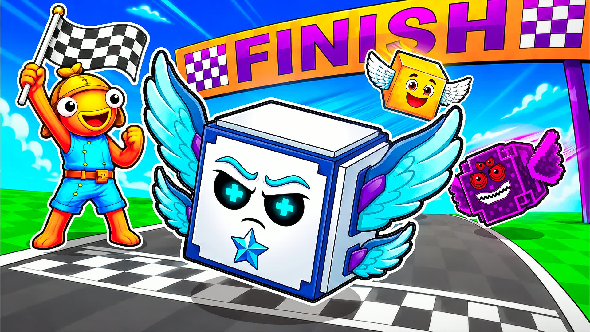 RACE YOUR LUCKY BLOCK [BRAINROT]