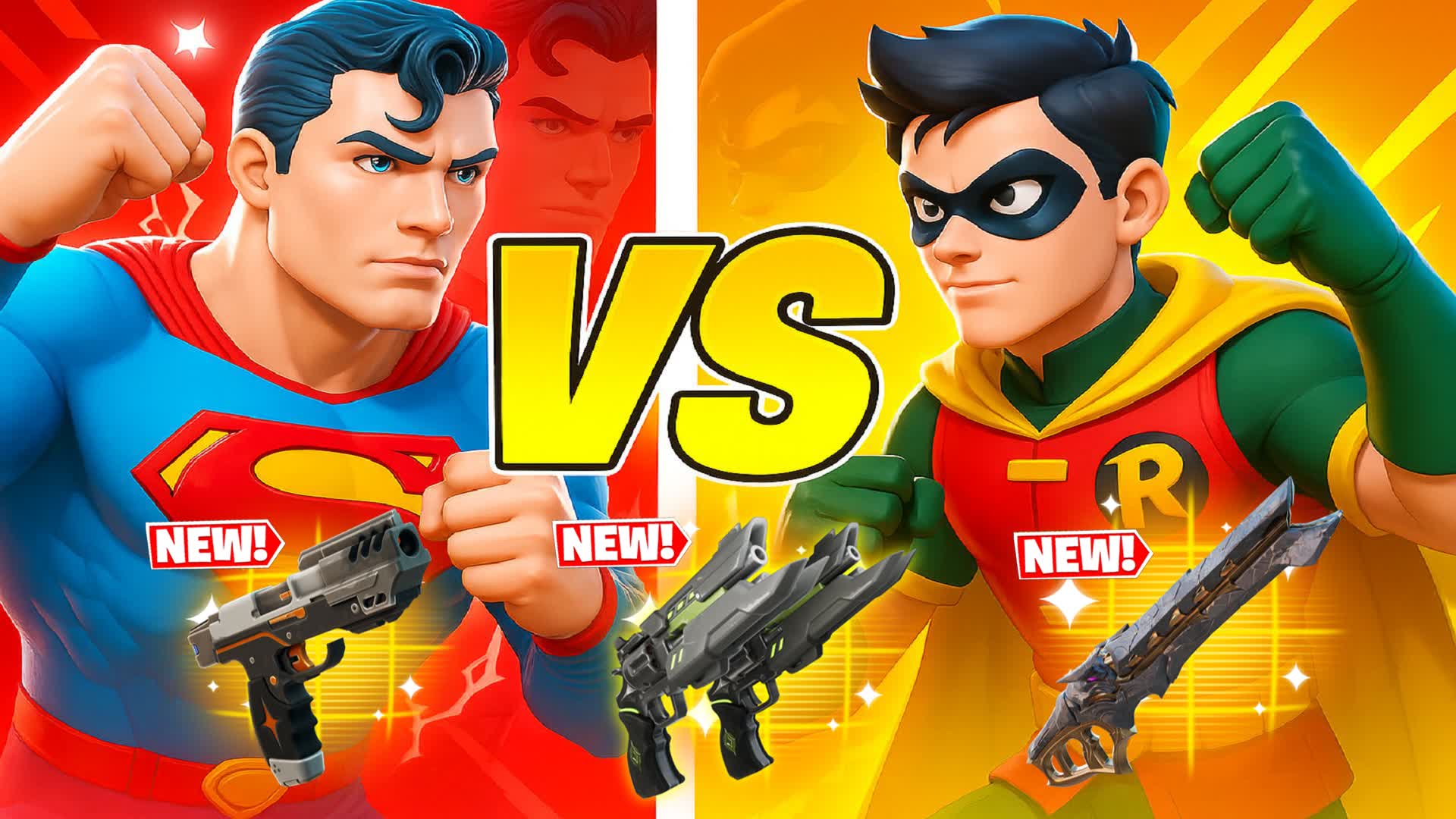 SUPERMAN VS ROBIN- RED VS BLUE 🔴🔵