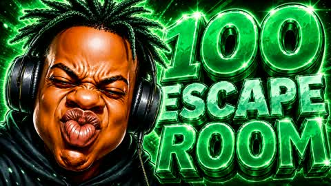 100 GLASS ESCAPE ROOM🫙