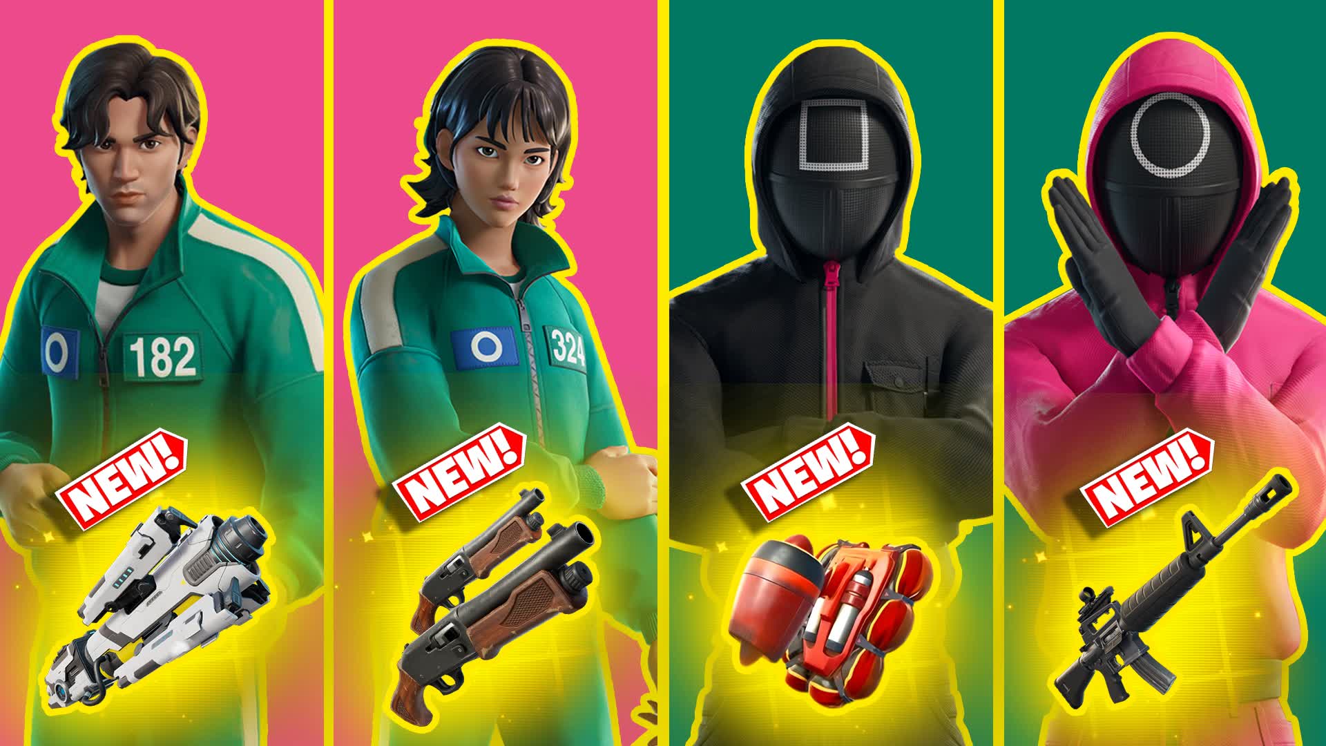 SQUID PLAYERS vs SQUID GUARDS