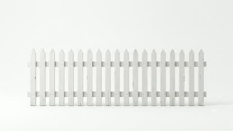 ⬜ A fence in the middle of nowhere