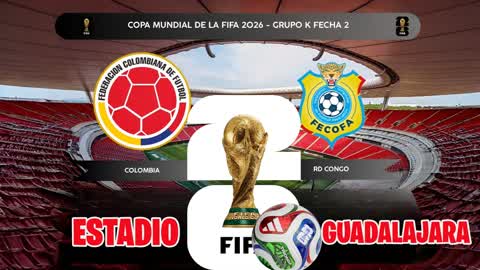 COLOMBIA vs CONGO WORLD CUP GUADALAJARA