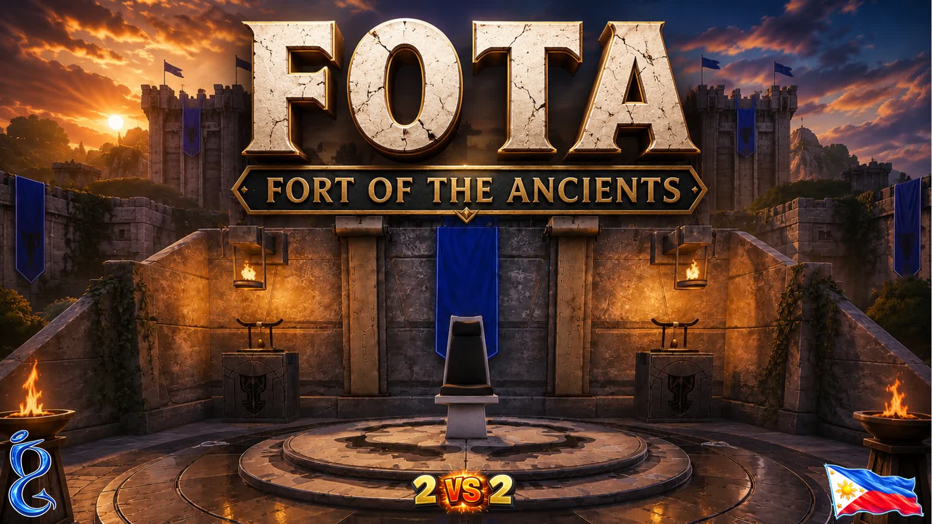 FOTA: 古代要塞 (2vs2)