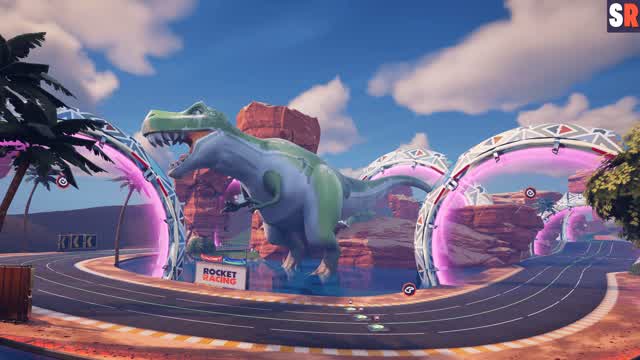 Rocket Racing - Ancient Lake - Speedrun