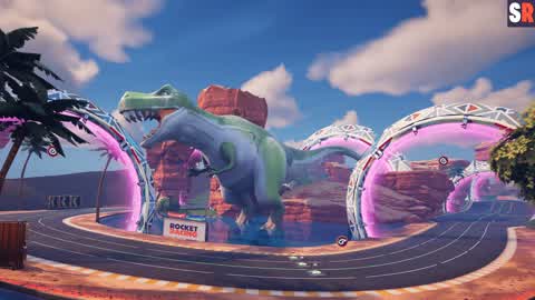 Rocket Racing - Ancient Lake - Speedrun