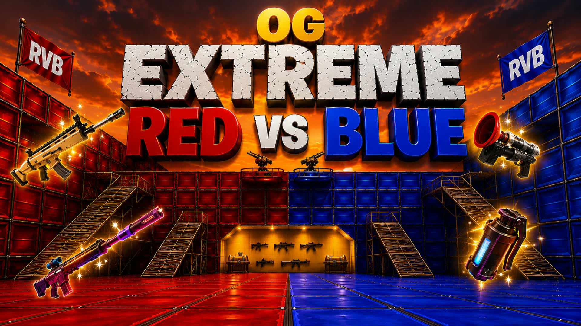 🔴OG Extreme Red Vs Blue🔵