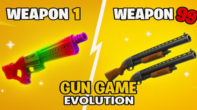 Gun Game: Evolution 🏝️⚔️💥
