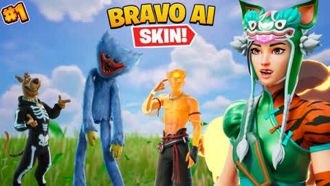 🥇Bravo ai skin🔥*best map*