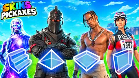 1V1 FREE BUILD FFA WITH PICKAXES SKINS
