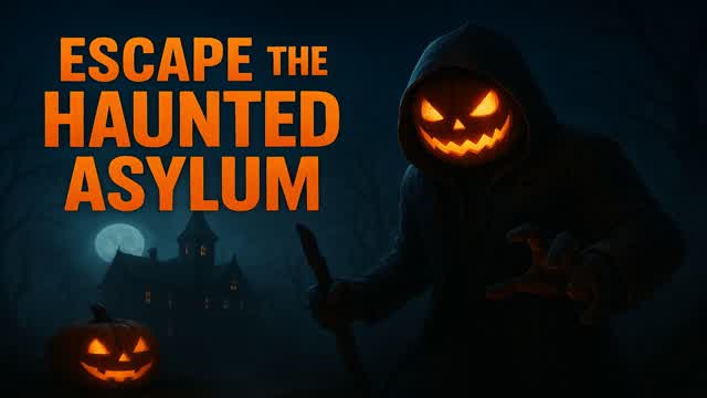 HALLOWEEN DEATHRUN 🎃| ESCAPE THE ASYLUM