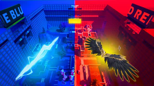 Crazy Tilted Red vs Blue 🔴🔵