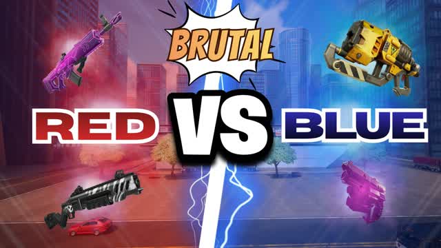 BRUTAL RED🔴 VS BLUE🔵