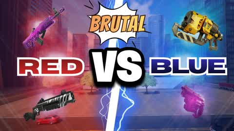 BRUTAL RED🔴 VS BLUE🔵