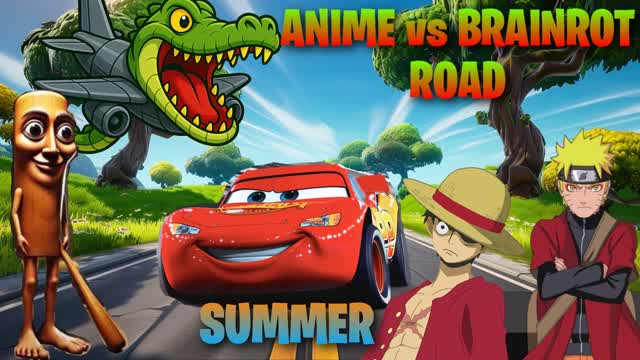 ANIME vs BRAINROT ROAD [Mcqueen]