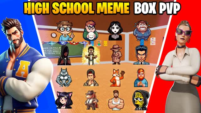 HIGH SCHOOL MEME BOX PVP đŠ