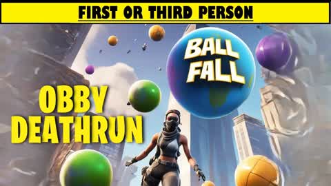 Ball Fall! Dodgeball Deathrun Obby!
