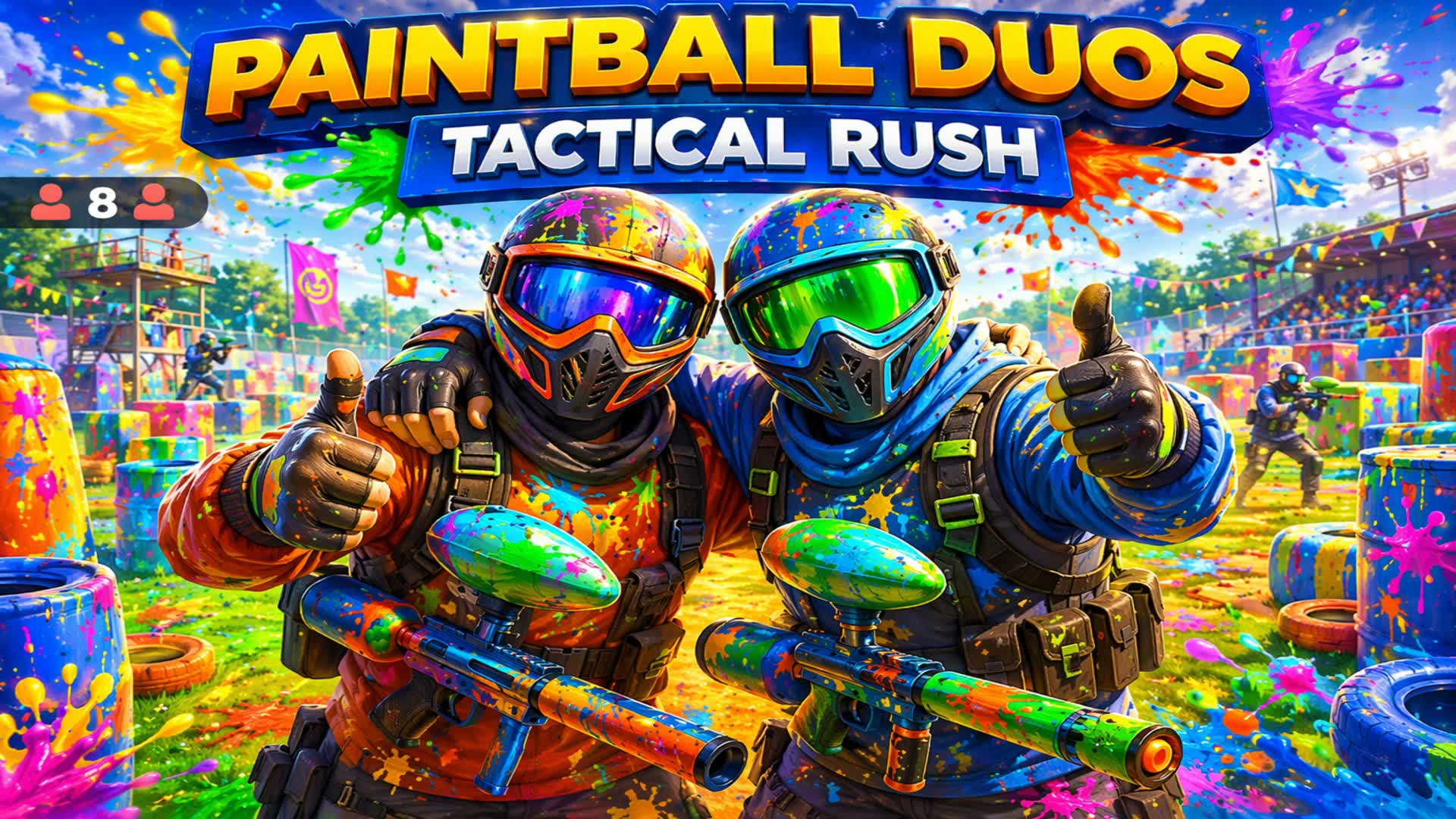 ペイントボール デュオ: タクティカルラッシュ