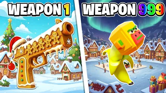 🧠 BRAINROT GUN GAME ONE SHOT🎯 TIKTOK