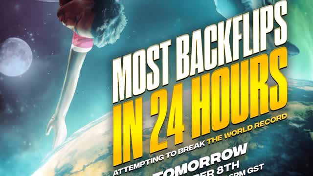 Attempting the MOST BACKFLIPS in 24HOURS