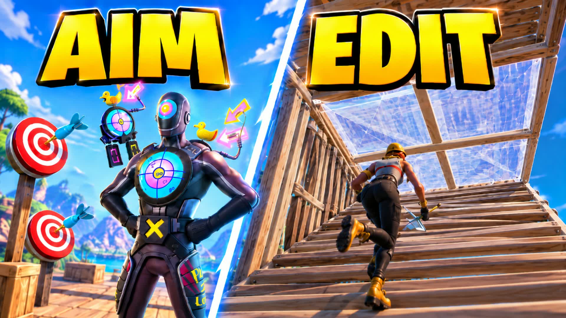 🎯Aim Edit Piece Practice & Freebuild