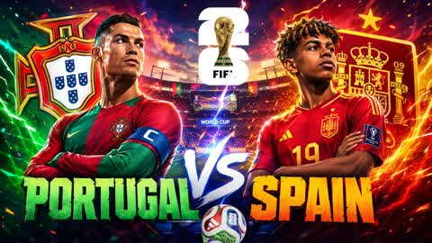 PORTUGAL vs SPAIN YAMAL vs RONALDO WC 26
