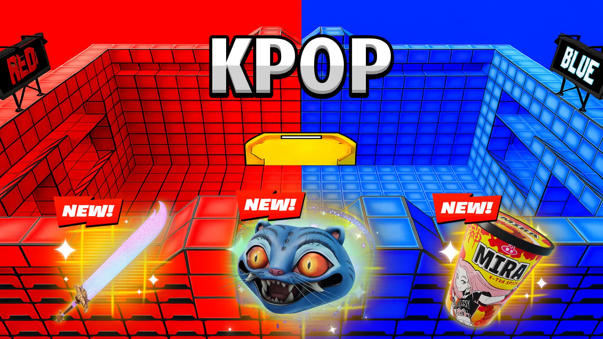 Insane KPOP RED VS BLUE 🔴🔵 DEMONS 👹