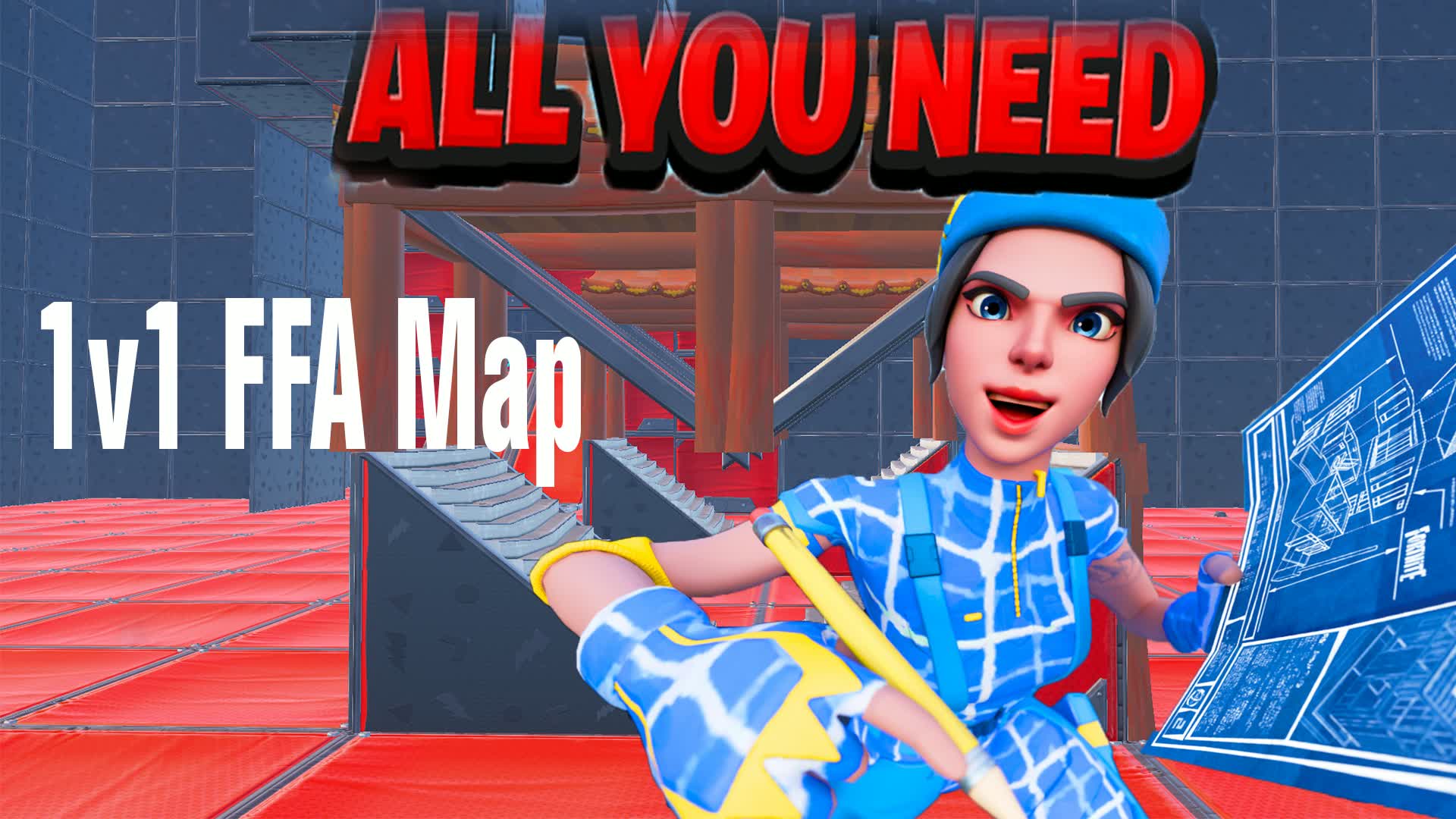 All You Need 1v1 Map