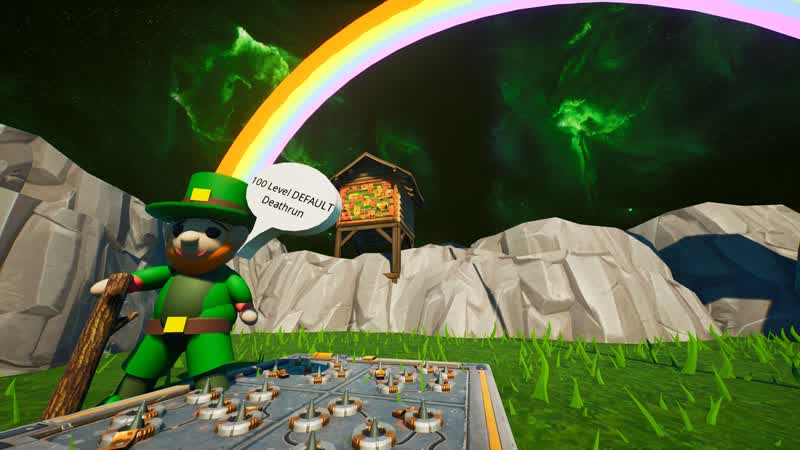 100 Level Default GREEN Deathrun