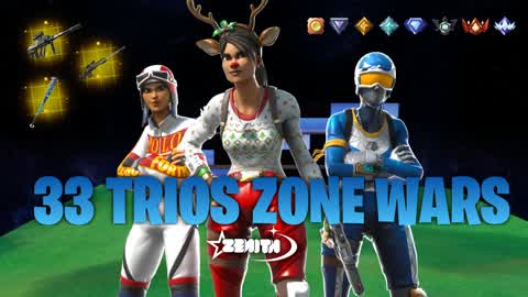 Trio zone wars (33 players)