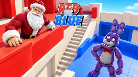RED VS BLUE CHRISTMAS CHAOS 🎅🔴🔵