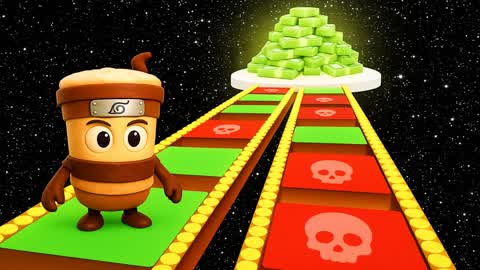 FUN EASY GUESS MEME GLASS BRIDGE PARKOUR