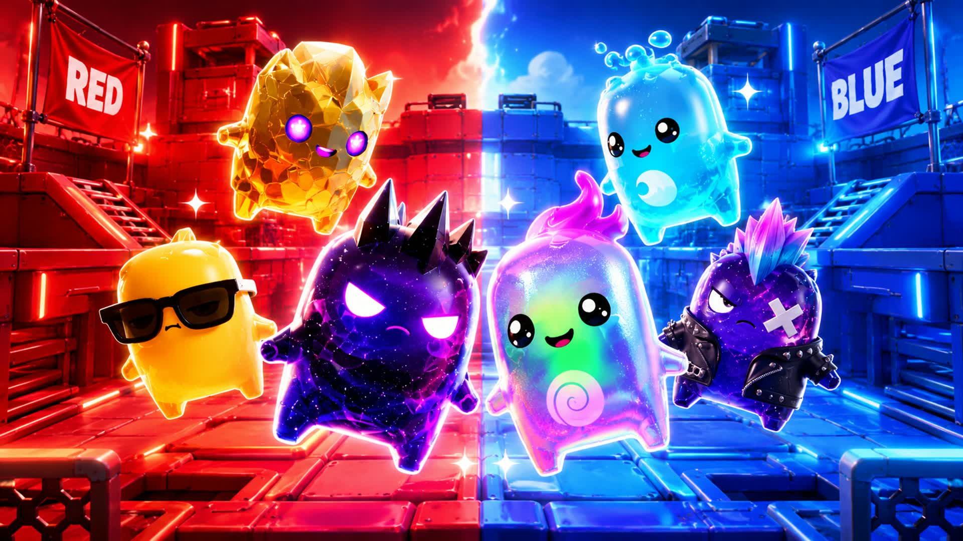 HERO RED VS BLUE LEGENDS