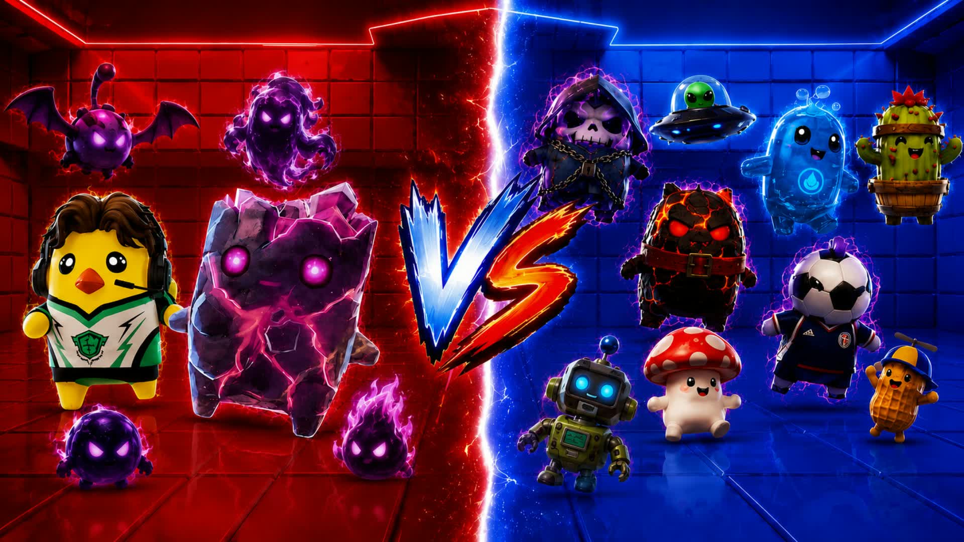 RED VS BLUE🔴🔵SHARK MONGRAAL