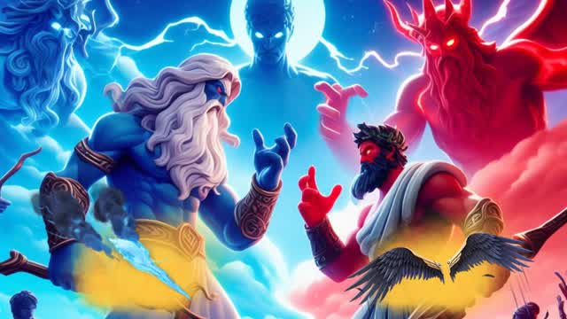 ZEUS VS HADES 🔴🔵