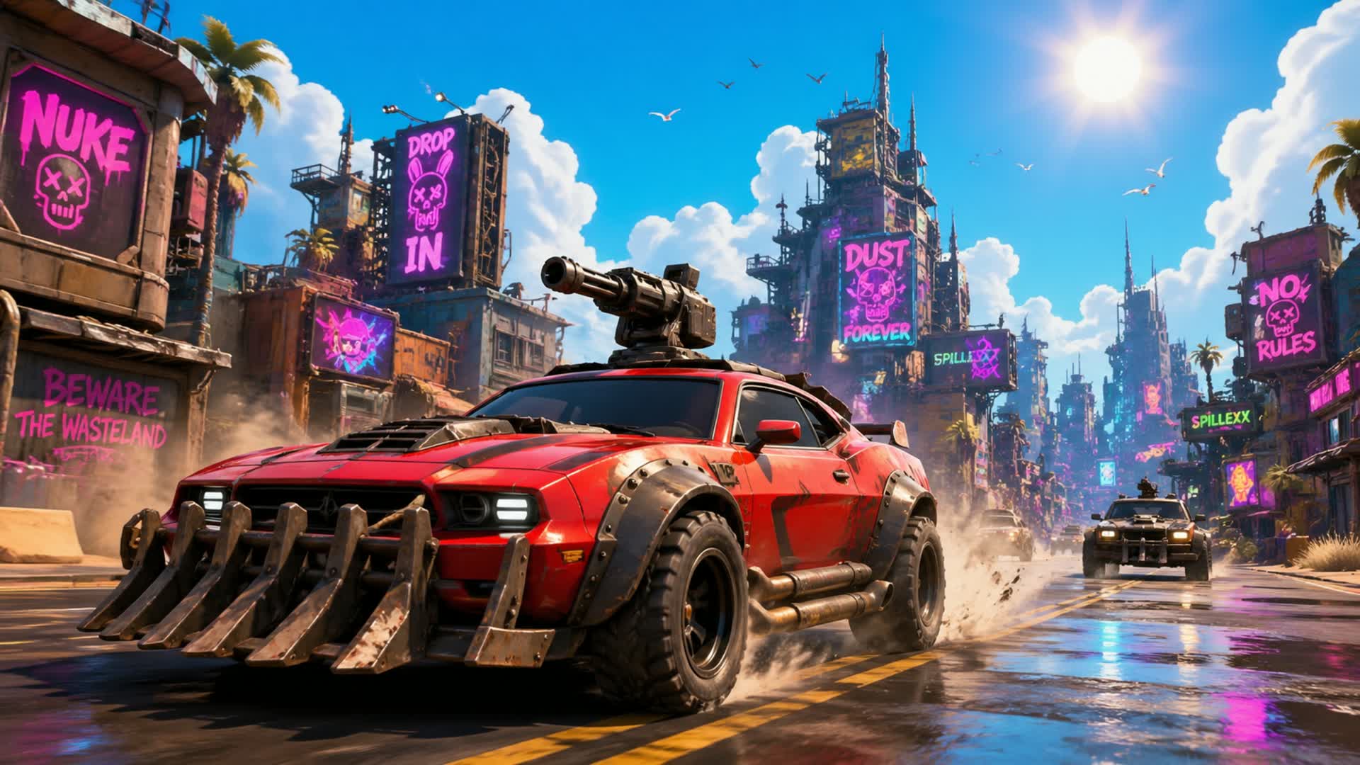Cyber City Drive 🚗 プレイヤー全員対戦 ⭐ ゾンビ