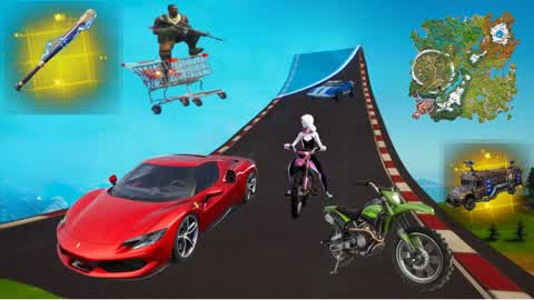 🏍Two Ramps Battle 🏍