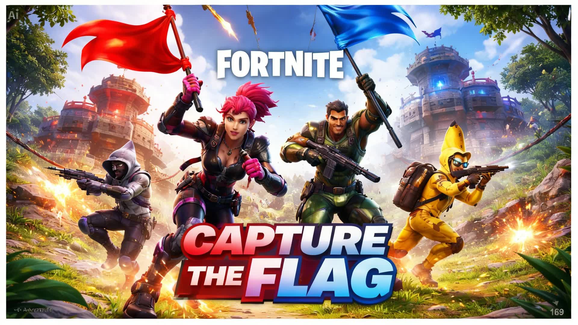 中世風キャプチャーザフラッグ