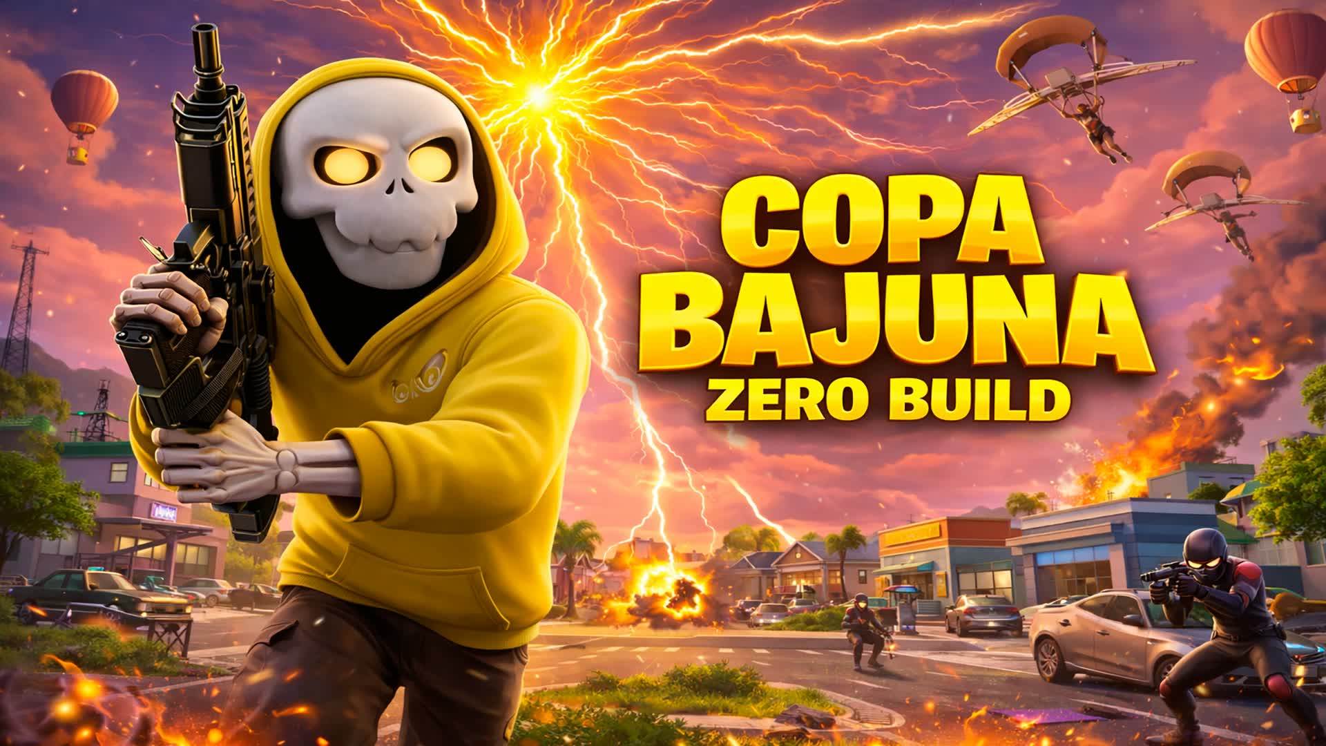 COPA BAJUNA 🔥 ZERO BUILD BARRIO ROYALE