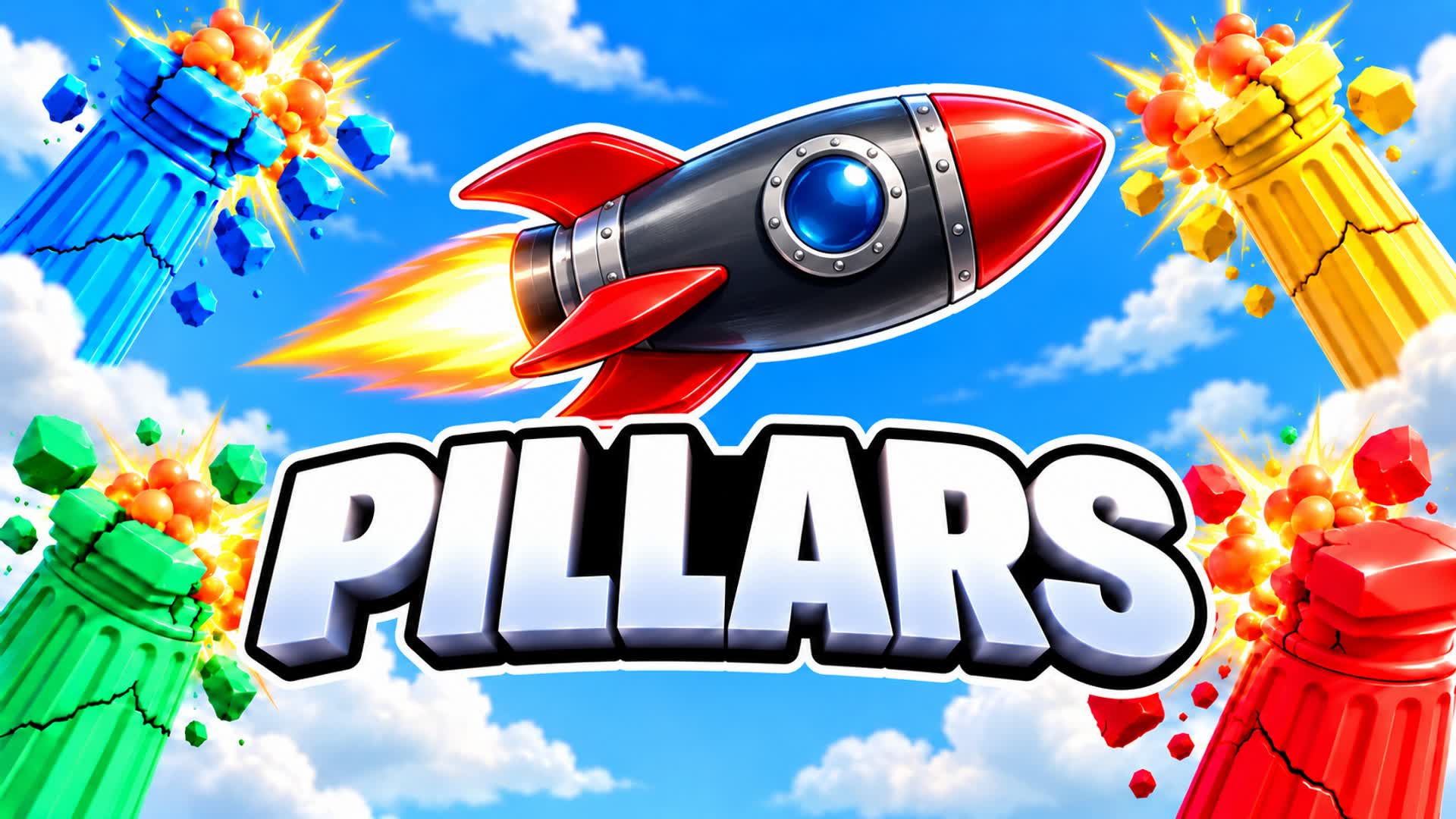 ROCKET PILLARS, Fortnite island 2788-9678-5744 by yoyyosi
