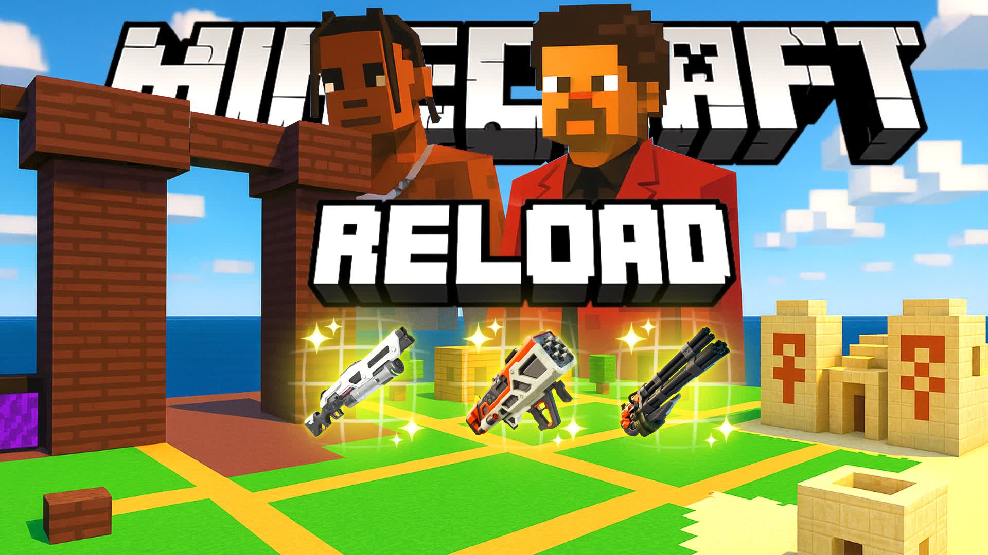 MINECRAFT 1V1V1 RELOAD Crazy PVP 1v2 FFA