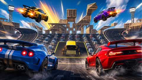 Car, Ramp, Weapons, and Lots of Fun