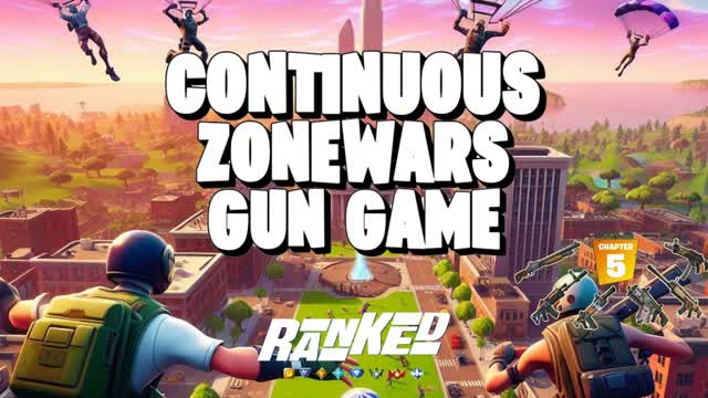 Continuous Zone Wars Gun Game