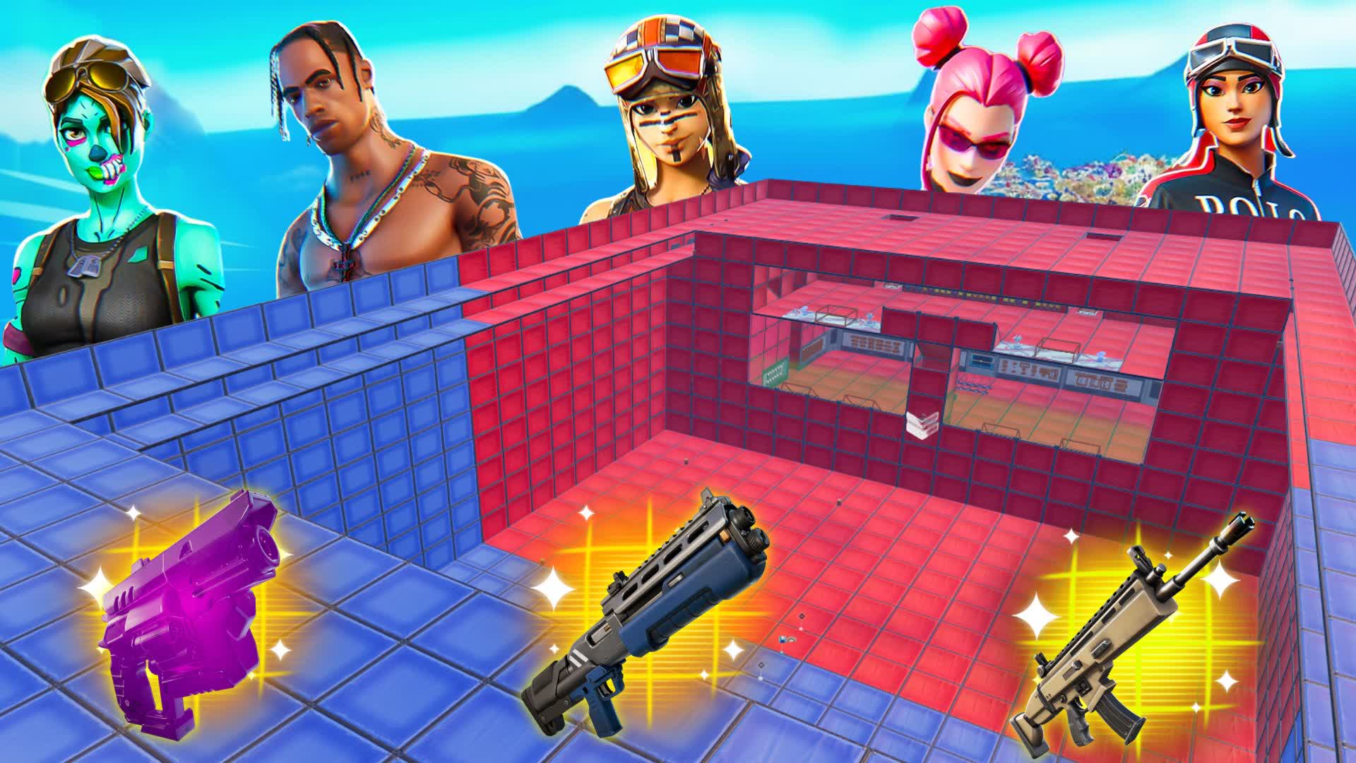 クレイジー レッド X スーパー ブルー