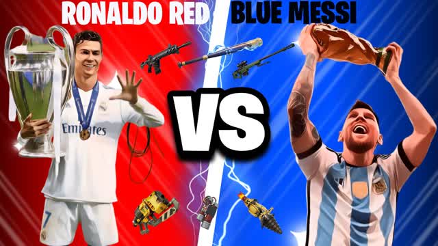 Capture 1 – RONALDO RED vs BLUE MESSI - SOCCER FIGHT