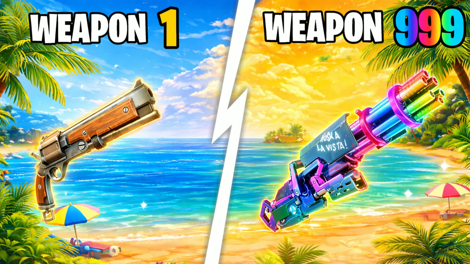 SUMMER🏖️GUN GAME🔫ONE SHOT🎯99 BOTS🤖